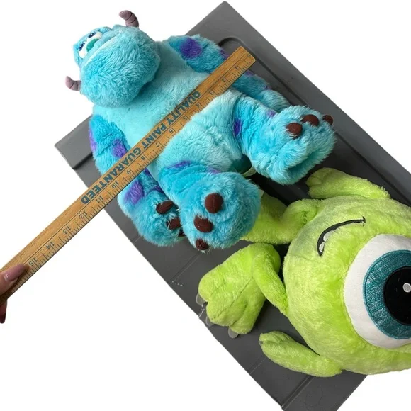 Disney Parks Monsters Inc. Sully Mike Wazowski Set Lot Plush Stuffed Animal Toy - Picture 2 of 10